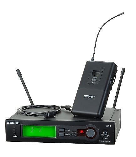 Shure SLX14/85 Wireless Microphone System with WL185 Cardioid Lavalier - 518.542 H5 TVCH 22-25 image 1