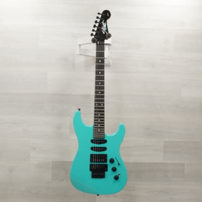 Used Fender HM Strat Electric Guitar Blue 6-String image 8