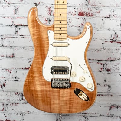 Fender - Rarities Stratocaster® - Electric Guitar  w/ Locking Tuners - Flame Koa Top - Natural - w/OHSC - x8517 - USED for sale