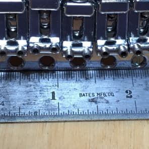 Vintage Solid-Copper Strat Style 6 Screw Synchronized Tremolo Bridge made by Tokai S.T.C. image 10