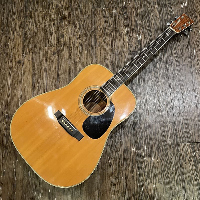 Yamaki YW-25 MIJ Acoustic Guitar Late 1970s Japan Natural - w/ Case