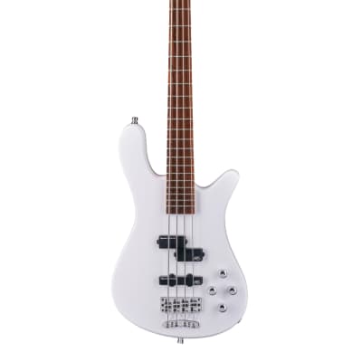 Warwick RockBass Streamer LX-4 String Electric Bass - Solid White High Polish image 1