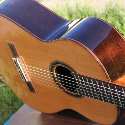 Brazilian Rosewood with Canadian Spruce Top (2020 ) Concert Classical Guitar Shellac /French Polish image 1