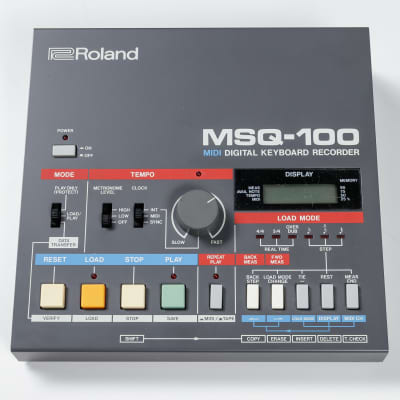 Roland MSQ-100 MIDI Digital Keyboard Recorder 1984 - 1986 - Black