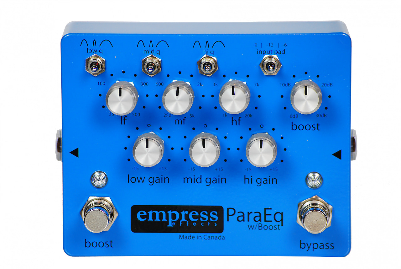 empress ParaEq with boost電源DC9V-アダプター駆動