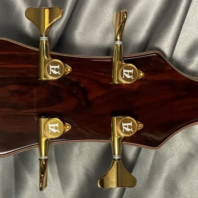 Alembic Mark King Deluxe 4, Cocobolo with Ebony and Red LED's image 5