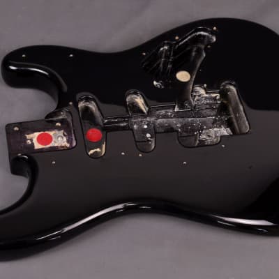 1981-1982-1983 Vintage Fender Stratocaster Dan Smith Era Black USA Body 1980s STRAT image 7