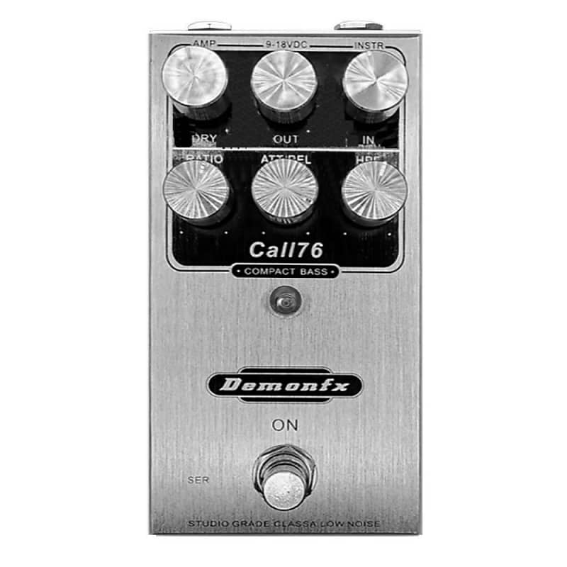 Demonfx CALL76 Compact Bass Compressor Effect Pedal | Reverb