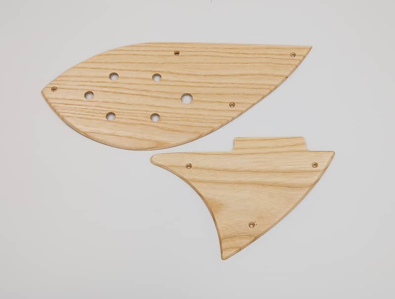 2 pieces ash solid wood pickguard for RICKENBACKER 330/360 | Reverb