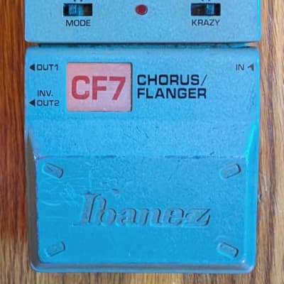 Reverb.com listing, price, conditions, and images for ibanez-cf7-chorus-flanger-pedal