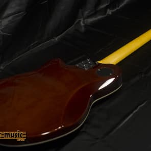 Reverend Double Agent III DAOG 2017 Trans Black Flame Maple image 9