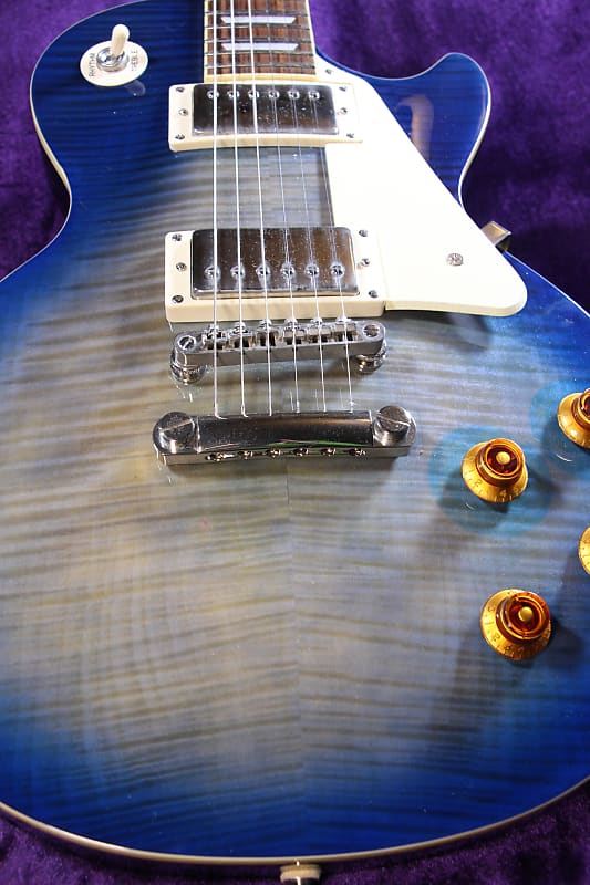 ギター Epiphone Les Paul Standard Pro BLUEBURST Epiphone Les Paul Standard Plus Top Pro Blue Burst 2015