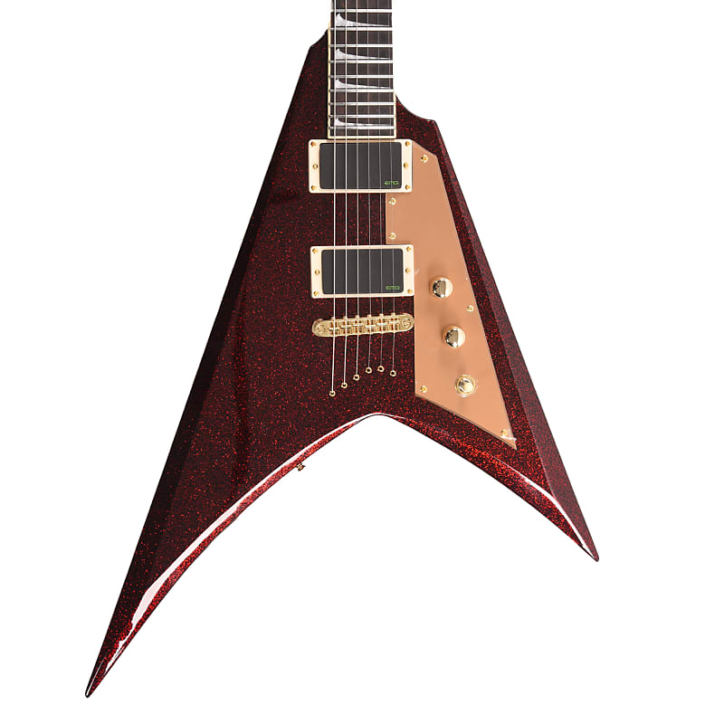 ESP LTD KH-V Kirk Hammett Red Sparkle image 1