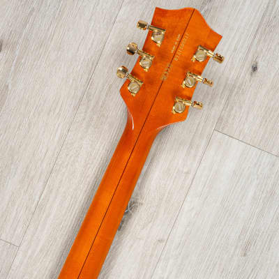 Gretsch G6120TG-DS Players Nashville Hollow Body DS Guitar, Roundup Orange image 12