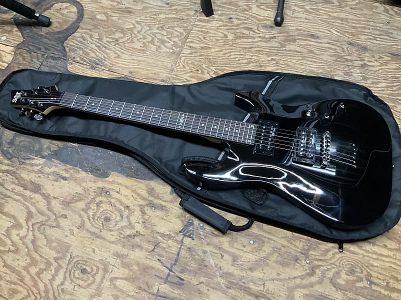 Schecter C-1 2022 - Black SGR w Bag clear out pricing image 1