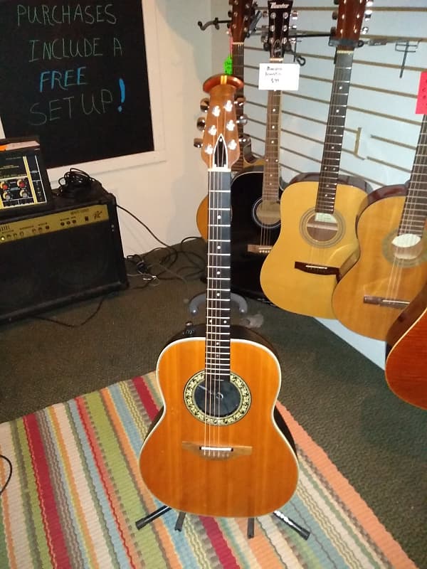 Rare 1972 Ovation 1621-4 Acoustic Electric First Year with Electronics  Original Case Included