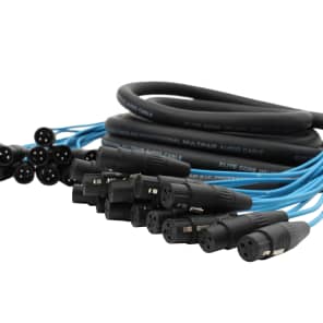 OSP PEX1630 Elite Core 16-Channel XLR Fan Cable Snake - 30'