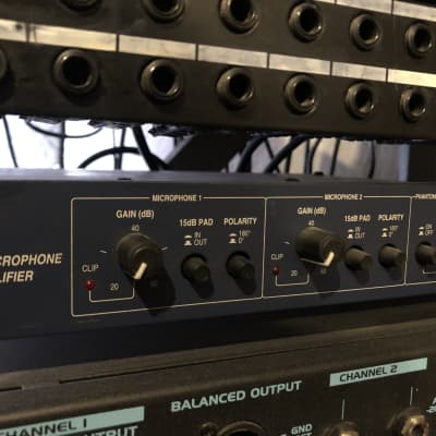 Symetrix 302 Dual Microphone Preamplifier 90’s - Dark Blue image 3