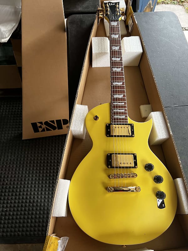 ESP LTD Eclipse EC-256 Electric Guitar - Vintage Gold Satin image 1