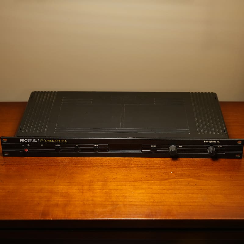 E mu systems proteus 1 plus orchestral 1990 s black reverb