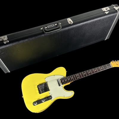 2022 Fender Telecaster 1963 Custom Shop '63 Reissue Tele Heavy Relic ~ Graffiti Yellow image 11