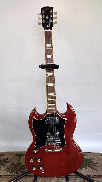 Gibson sg deals left handed used