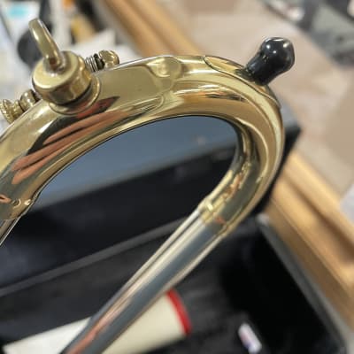 100th Anniversary King 3B Professional Model Tenor Trombone with Sterling Silver Bell - Clear-Lacquered Brass image 4