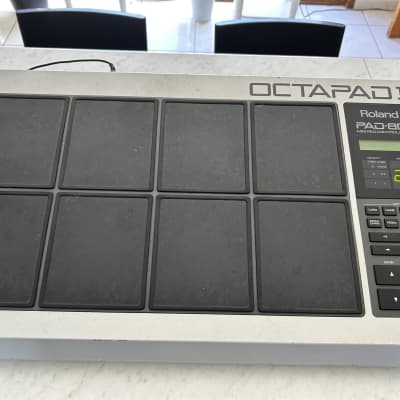 Roland Octapad II PAD 80 MIDI Pad Controller 1980s - Silver and Black image 1