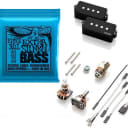 EMG GZR P HZ Black Geezer Butler Signature P Bass Passive Pickup Pots & Wiring ( EXTRA SLINKY BASS )