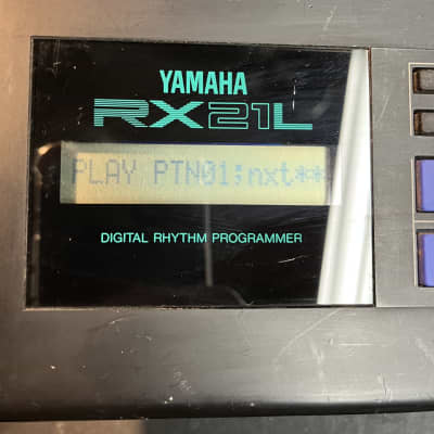 Yamaha RX21L Latin Percussion Programmable Drum Machine 1980's w/ power supply image 2