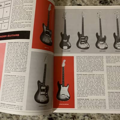 Fender Catalog Reprint  1965 1966 Bass VI 5 Esquire Tele P Jazz Bass image 2