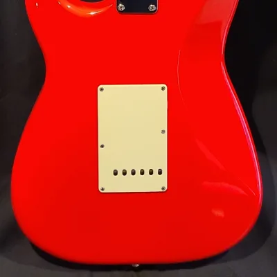 Custom Fender Stratocaster Hot Rod Red Nitro Knopfler '61 Inspired w/Gigbag Very Light Relic image 9