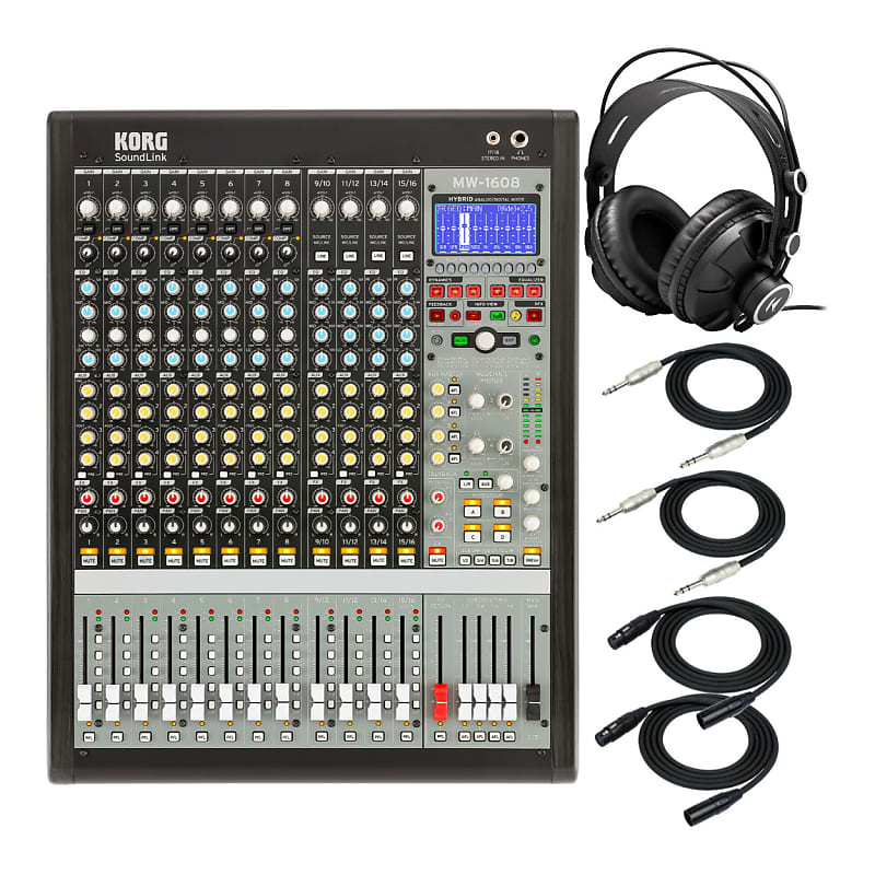Korg SoundLink MW1608 16-Channel 8-Bus Hybrid Analog/Digital Mixer