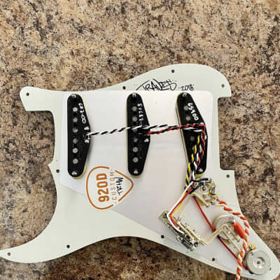 Fender Stratocaster Loaded Pickguard w/Tex Mex/Seymour Duncan SH-4 JB image 4