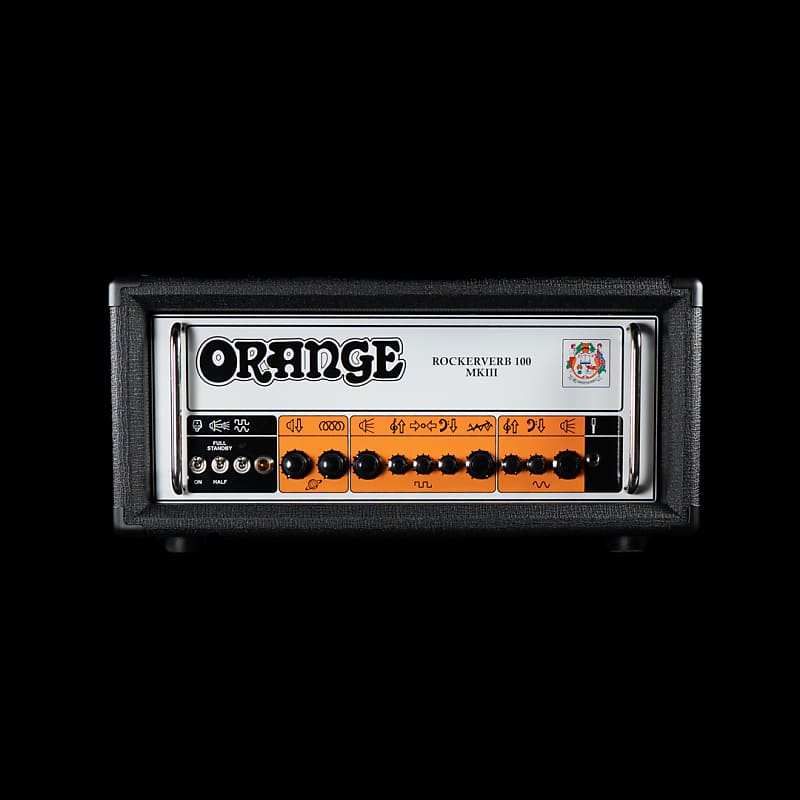 Orange Rockerverb 100 Head MK III in Black (B-Stock)