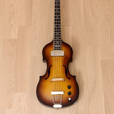 1990s Aria Custom Shop VB-01 Short Scale Violin Bass, Sunburst w/ Piezo &  Active EQ, Japan | Reverb