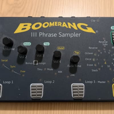 Reverb.com listing, price, conditions, and images for boomerang-iii-phrase-sampler