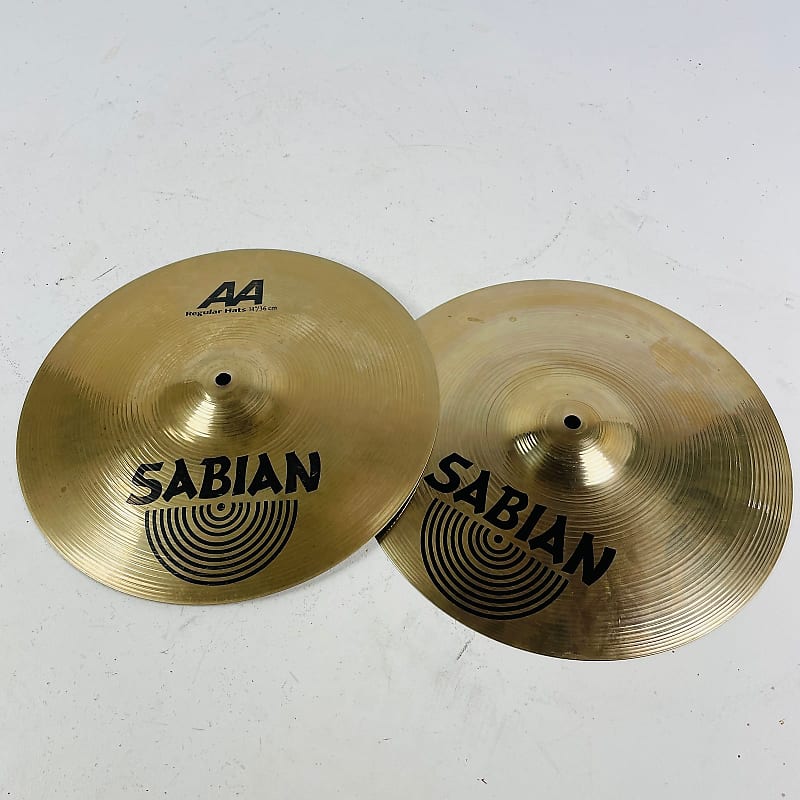 Sabian 14" AA Regular Hi Hat Cymbals (Pair) 2002 - 2004 image 1