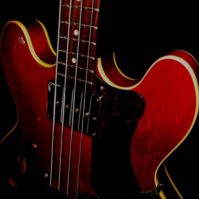 Epiphone EB 232 C Rivoli 1966 Cherry Red. Iconic Bass. Rare. image 12