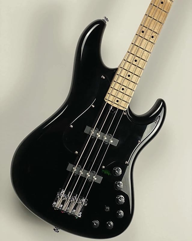 Dtc Custom Handmade Jazz Bass 4 2021 Black Bartolini Maple Reverb