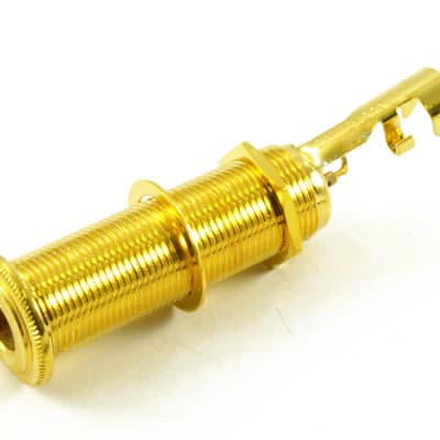 Genuine Switchcraft Panel Jack Stereo Gold