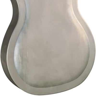 Regal Resonator Acoustic Guitar Triolian Antiqued Nickel-Plated Steel Body image 5