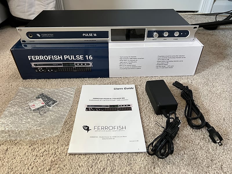 Interface Professionnelle Convertisseur AD/DA Ferrofish Pulse 16