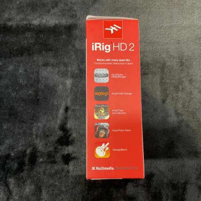 IK Multimedia iRig HD 2 Mobile USB Guitar Interface 2010s - Black image 4