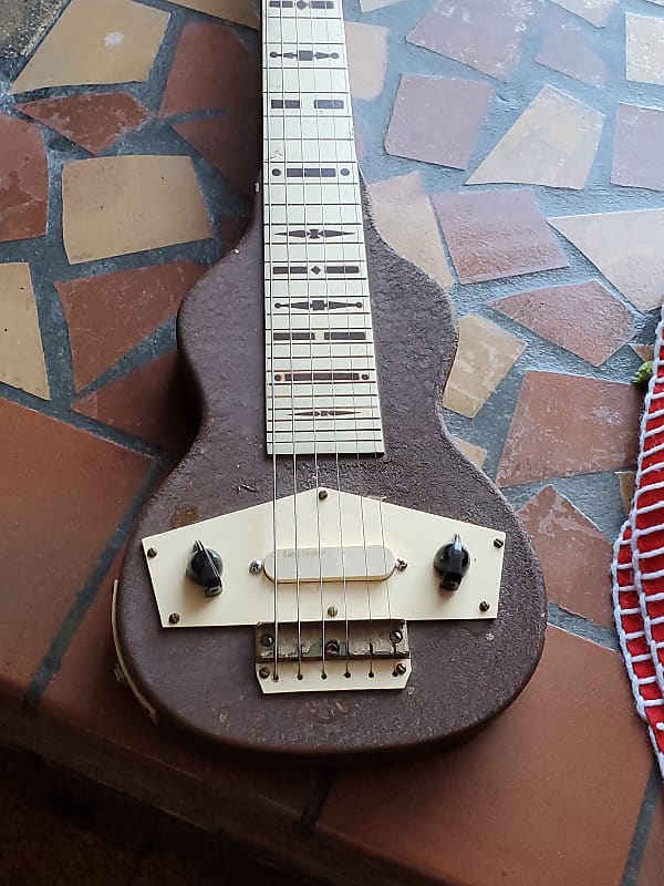 Mastertone Special 1940s lap steel guitar gibson Brown vintage antique Lace Sensor gold image 1