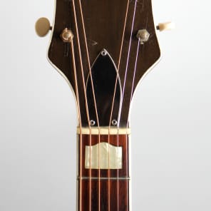 Gretsch  PX-6104 Corsair Arch Top Acoustic Guitar (1958), ser. #27035, original grey two-tone hard shell case. image 5