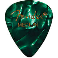 Fender Green Moto Medium Picks, 12-pack image 1