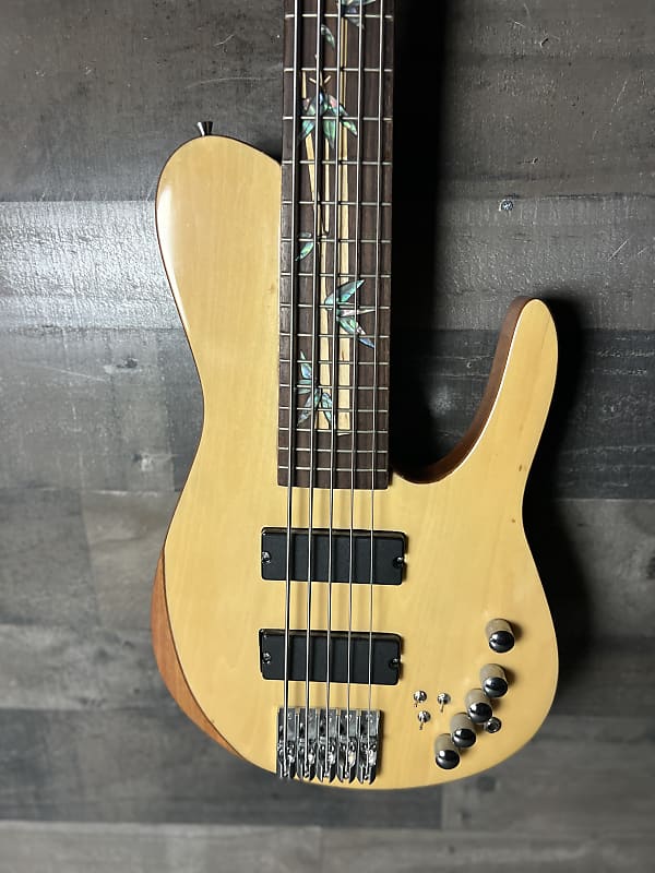 Butterfly Five String Bass Neck Tru 2020 - Natural image 1
