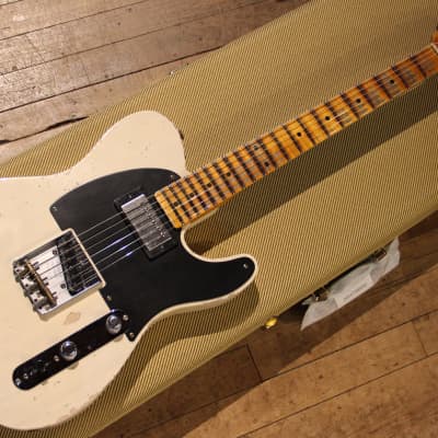 Fender Limited Edition Custom Shop '53 HS Telecaster Heavy Relic Aged White Blonde image 3
