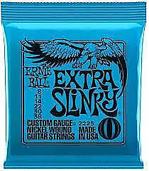 Ernie Ball Extra Slinky 2225 Nickel Wound Electric Guitar Strings 8-38 image 1